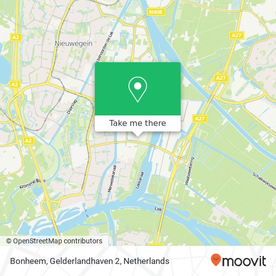 Bonheem, Gelderlandhaven 2 kaart