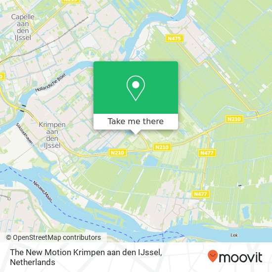 The New Motion Krimpen aan den IJssel kaart