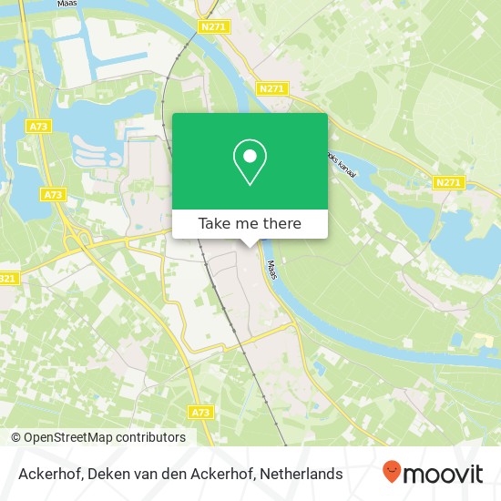 Ackerhof, Deken van den Ackerhof kaart