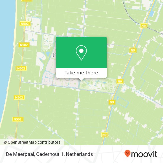 De Meerpaal, Cederhout 1 kaart