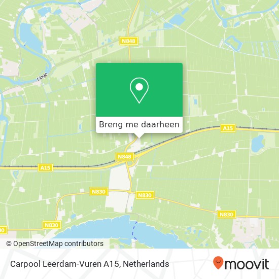 Hoe gaan naar Carpool LeerdamVuren A15, Zeiving in Lingewaal via Bus