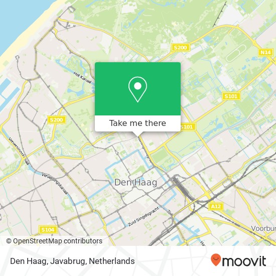 Den Haag, Javabrug kaart