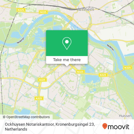 Ockhuysen Notariskantoor, Kronenburgsingel 23 kaart