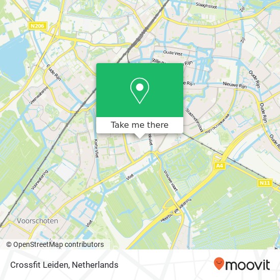 Crossfit Leiden, Rooseveltstraat 49C kaart