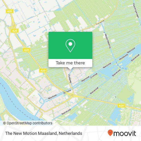 The New Motion Maasland kaart