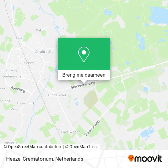 Heeze, Crematorium kaart