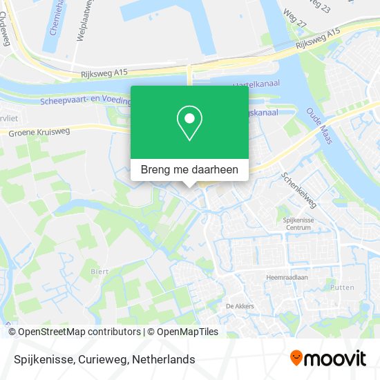 Spijkenisse, Curieweg kaart