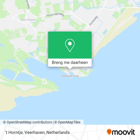 't Horntje, Veerhaven kaart