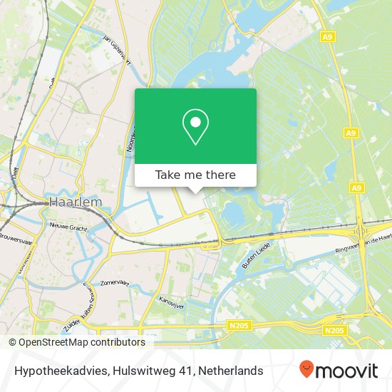 Hypotheekadvies, Hulswitweg 41 kaart