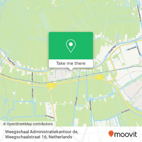 Weegschaal Administratiekantoor de, Weegschaalstraat 16 kaart