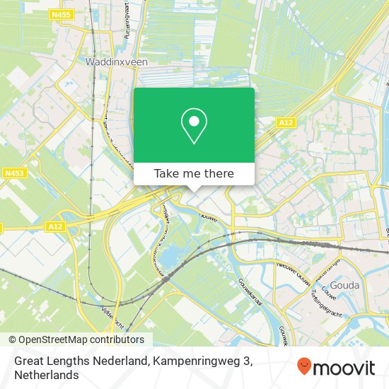 Great Lengths Nederland, Kampenringweg 3 kaart