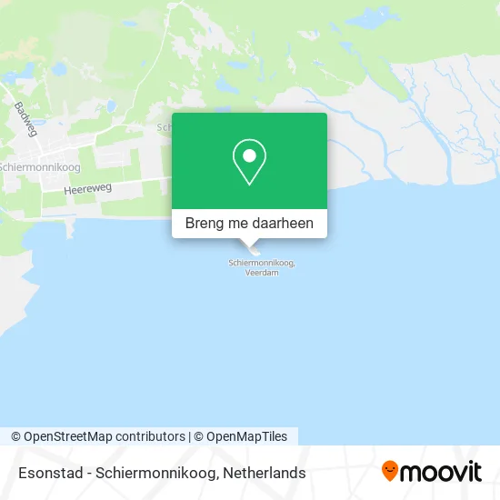 Esonstad - Schiermonnikoog kaart