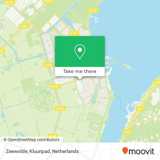 Zeewolde, Kluunpad kaart