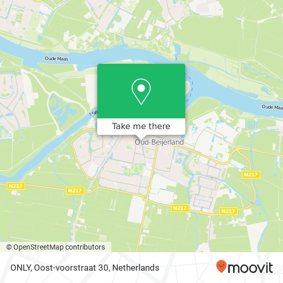 ONLY, Oost-voorstraat 30 kaart