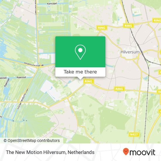 The New Motion Hilversum kaart