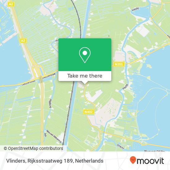 Vlinders, Rijksstraatweg 189 kaart