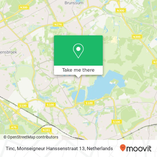 Tinc, Monseigneur Hanssenstraat 13 kaart