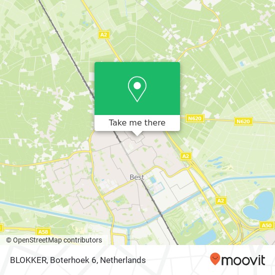 BLOKKER, Boterhoek 6 kaart