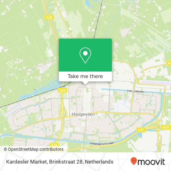 Kardesler Market, Brinkstraat 28 kaart