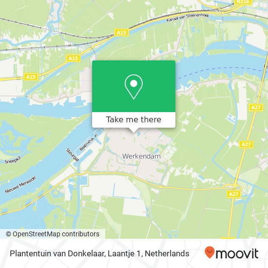 Plantentuin van Donkelaar, Laantje 1 kaart