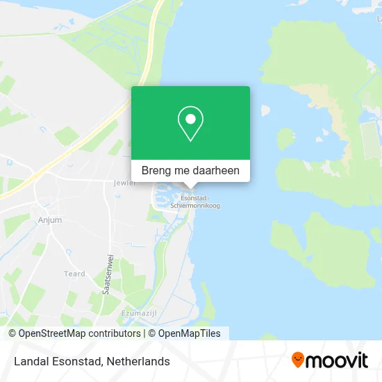 Landal Esonstad kaart