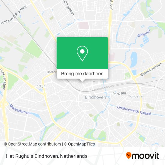 Het Rughuis Eindhoven kaart