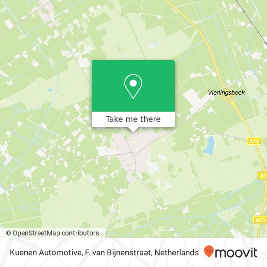 Kuenen Automotive, F. van Bijnenstraat kaart