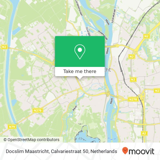 Docslim Maastricht, Calvariestraat 50 kaart