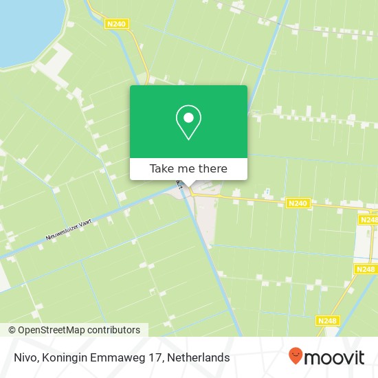 Nivo, Koningin Emmaweg 17 kaart