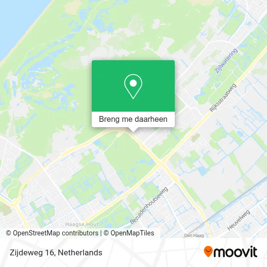 Zijdeweg 16 kaart