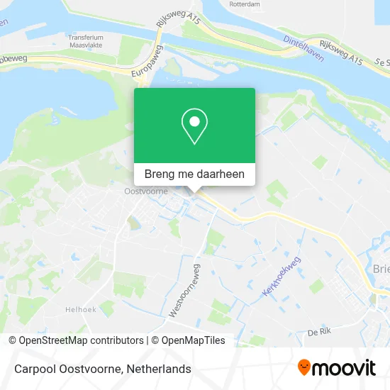 Carpool Oostvoorne kaart