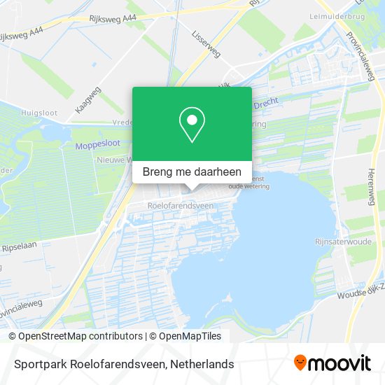 Sportpark Roelofarendsveen kaart