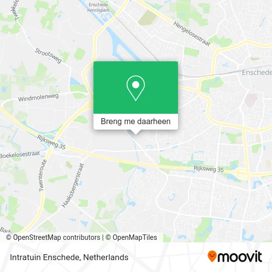 Intratuin Enschede kaart