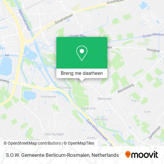 S.O.W. Gemeente Berlicum-Rosmalen kaart