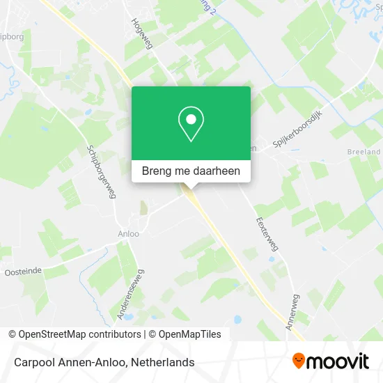 Carpool Annen-Anloo kaart