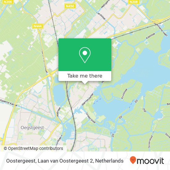 Oostergeest, Laan van Oostergeest 2 kaart