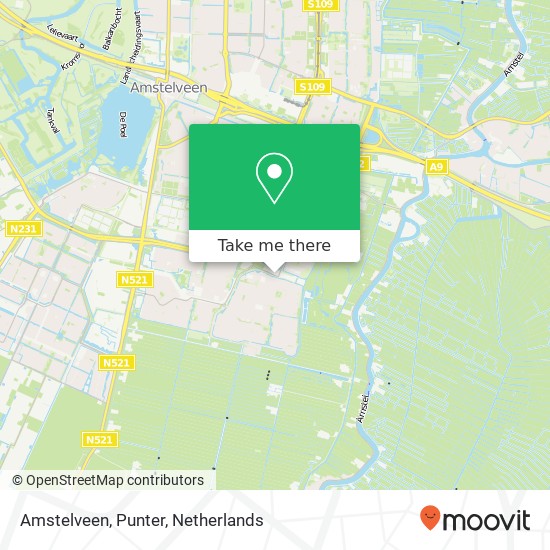 Amstelveen, Punter kaart