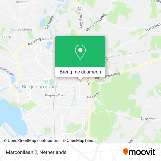 Marconilaan 2 kaart
