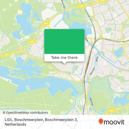 LIDL, Boschmeerplein, Boschmeerplein 3 kaart