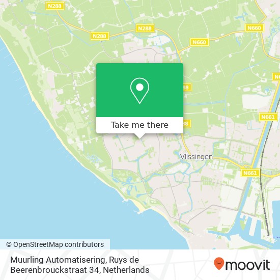 Muurling Automatisering, Ruys de Beerenbrouckstraat 34 kaart