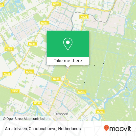 Amstelveen, Christinahoeve kaart