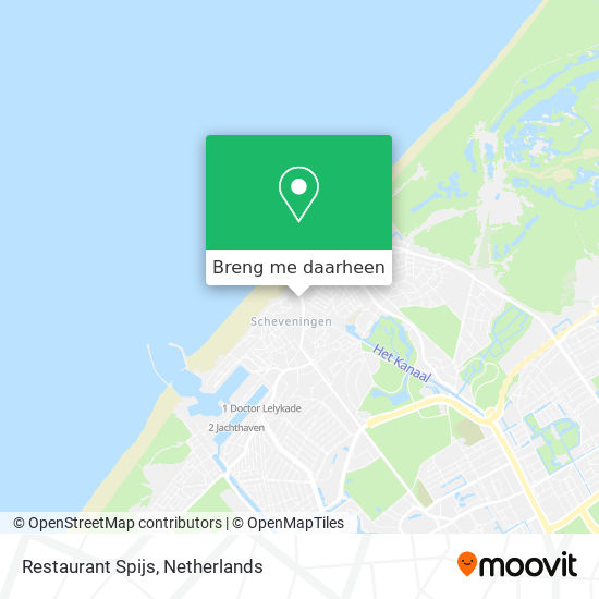 Restaurant Spijs kaart