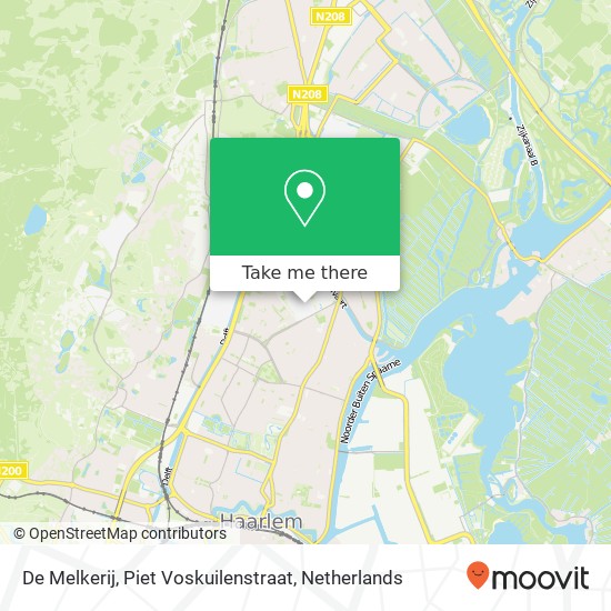 De Melkerij, Piet Voskuilenstraat kaart