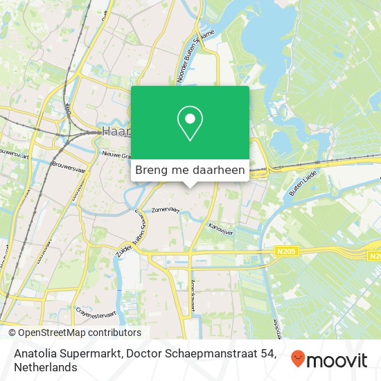 Anatolia Supermarkt, Doctor Schaepmanstraat 54 kaart