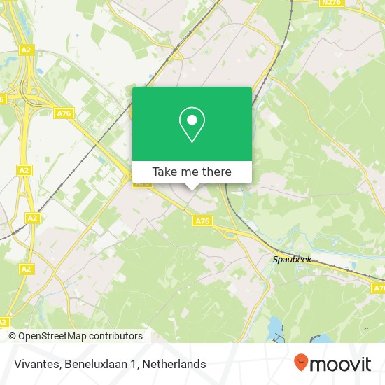 Vivantes, Beneluxlaan 1 kaart