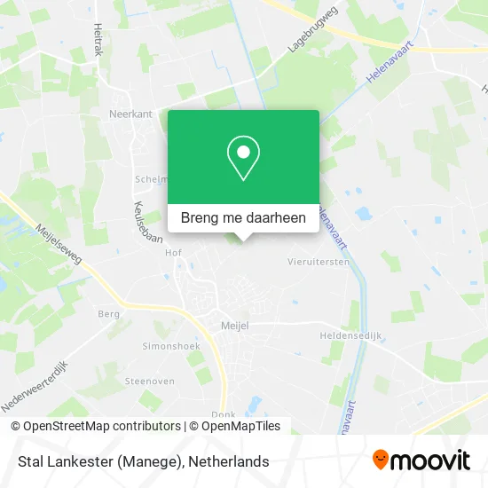 Stal Lankester (Manege) kaart