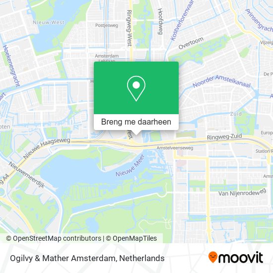 Ogilvy & Mather Amsterdam kaart