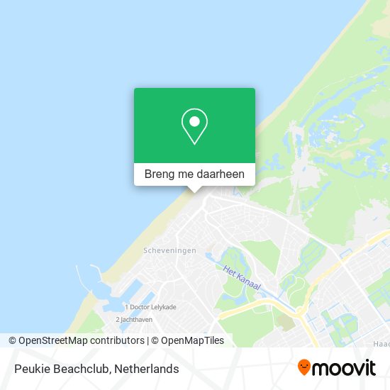 Peukie Beachclub kaart