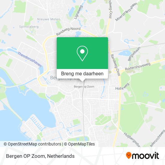 Bergen OP Zoom kaart
