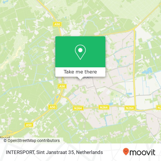 INTERSPORT, Sint Janstraat 35 kaart